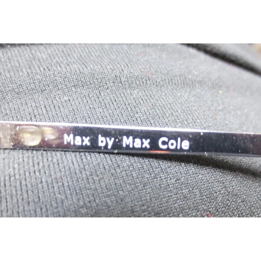 Max by Max Cole MMC 03 COL 20 Gunmetal Rectangular Eyeglasses 57-19-145